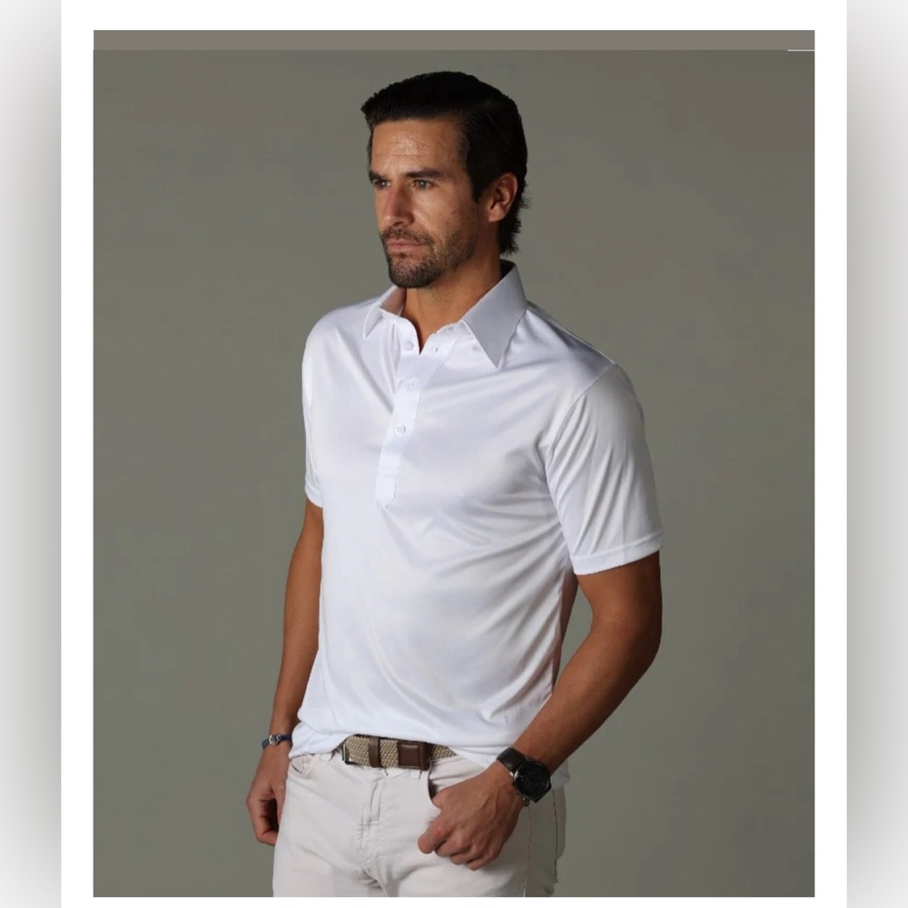 Collars & Co Polo White